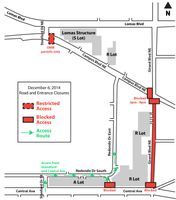 R and S Traffic Closure Dec 2014