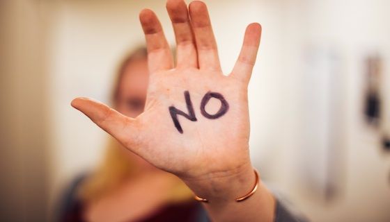No means no!