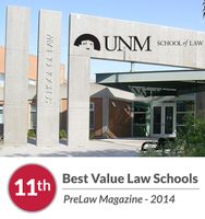 UNM School of Law 11th Best Value 2014