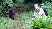 Martin Muller at Kibale chimpanzee site