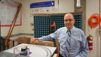 Schamiloglu in his lab
