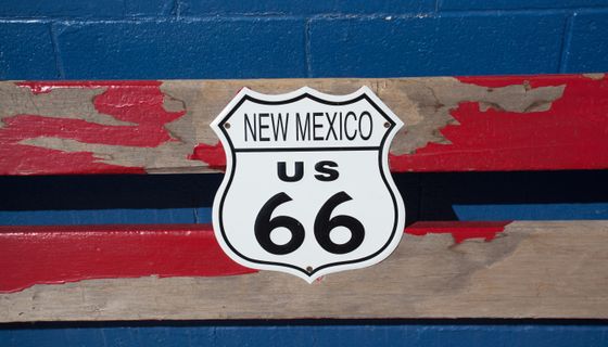One of the many images along Route 66.