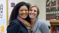 Viviane F. de Faria (l.) and Suzanne Schadl.