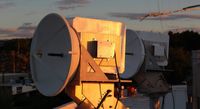 Receiver atop building
