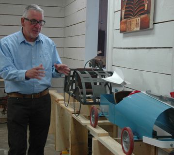 Wilson describes his fascination with transportation and the designs of automobiles.
