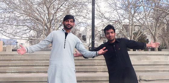 Pakistani students Naeem Iqbal and Muhammad Amin are studying at UNM as part of the U.S. Department of State’s Global Undergraduate Exchange Program in Pakistan (Global UGRAD-Pakistan).