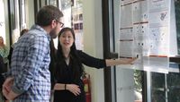 Student explains research