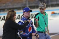 Dominic Aragon and Jeff Gordon