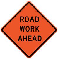 Road Work Ahead