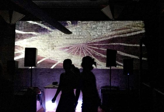 During SXSW, Nate Gutierrez produced a projector mapping show for the Albuquerque Showcase, which was located in a co-op space in the heart of downtown Austin. SXSW featured