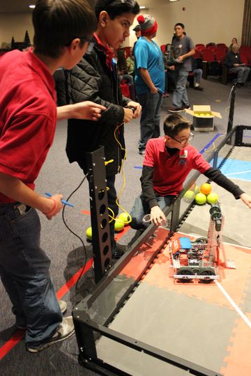 Area students compete in the 2016 VEX Robotics Competition at UNM. 2016 VEX Robotics Competition