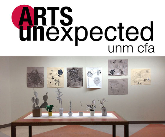 ArtsUnexpected, a day of art, performance and collaboration hosted by the College of Fine Arts on Friday, April 28. The event is held in various outdoor and indoor locations across the UNM campus and downtown Albuquerque. ArtsUnexpected