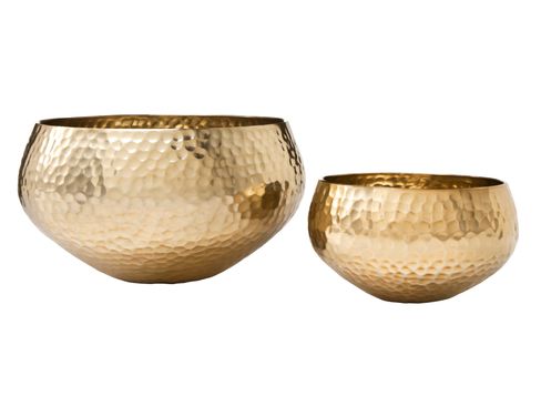 Nate Berkus Hammered Brass Bowls