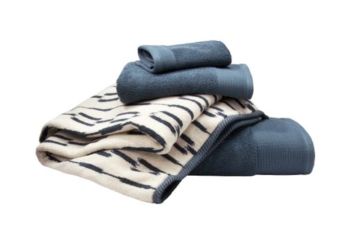 Nate Berkus Signature Bath, Hand & Wash Towels in Ultramarine and Nate Berkus Fashion Bath Ikat Towels in Ultramarine