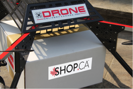SHOP.CA and Drone Delivery Canada Prototype SHOP.CA pilots drone delivery in Canada with Drone Delivery Canada