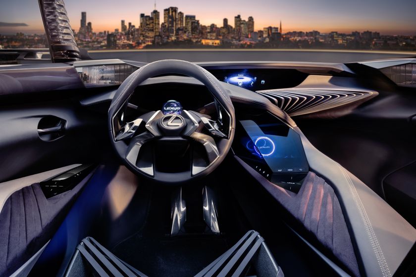 Lexus UX Concept Dashboard