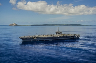 Huntington Ingalls Industries was awarded a $224 million modification to an existing contract for the advanced planning of the refueling and complex overhaul (RCOH) of the aircraft carrier USS George Washington (CVN 73). The ship, which was built at HII’s Newport News Shipbuilding division and commissioned in 1992, is currently forward-deployed to Yokosuka, Japan. U.S. Navy photo