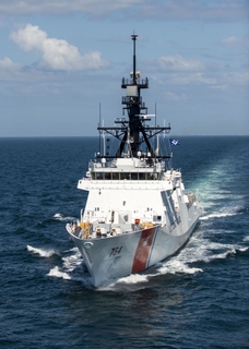The fifth U.S. Coast Guard National Security Cutter (NSC), James (WMSL 754) successfully completed acceptance trials in early May 2015. Photo by Lance Davis/HII NSC James (WMSL 754)