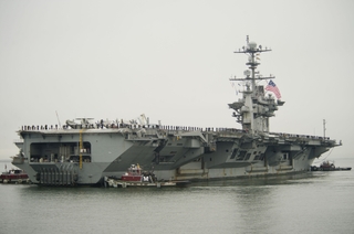 The aircraft carrier USS George Washington (CVN 73) arrived at Naval Station Norfolk in December 2015 and is scheduled to begin its refueling and complex overhaul (RCOH) in 2017. U.S. Navy photo USS George Washington (CVN 73)