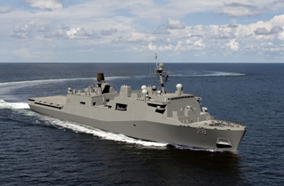 HII's Ingalls Shipbuilding division was awarded a $1.46 billion, fixed-price incentive contract for the detail design and construction of the amphibious transport dock Fort Lauderdale (LPD 28). HII rendering Fort Lauderdale (LPD 28)