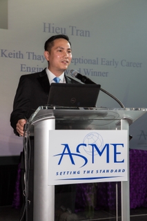 Hieu "Hugh" Tran, an employee at HII’s UniversalPegasus International (UPI) subsidiary, is the recipient of the American Society of Mechanical Engineers’ 2016 Keith Thayer Exceptional Early Career Engineer Award. Hieu "Hugh" Tran