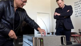 NVIDIA CEO Delivers World’s First AI Supercomputer in a Box to OpenAI