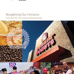 2014 CSR Report Cover 2014 CSR Report Cover