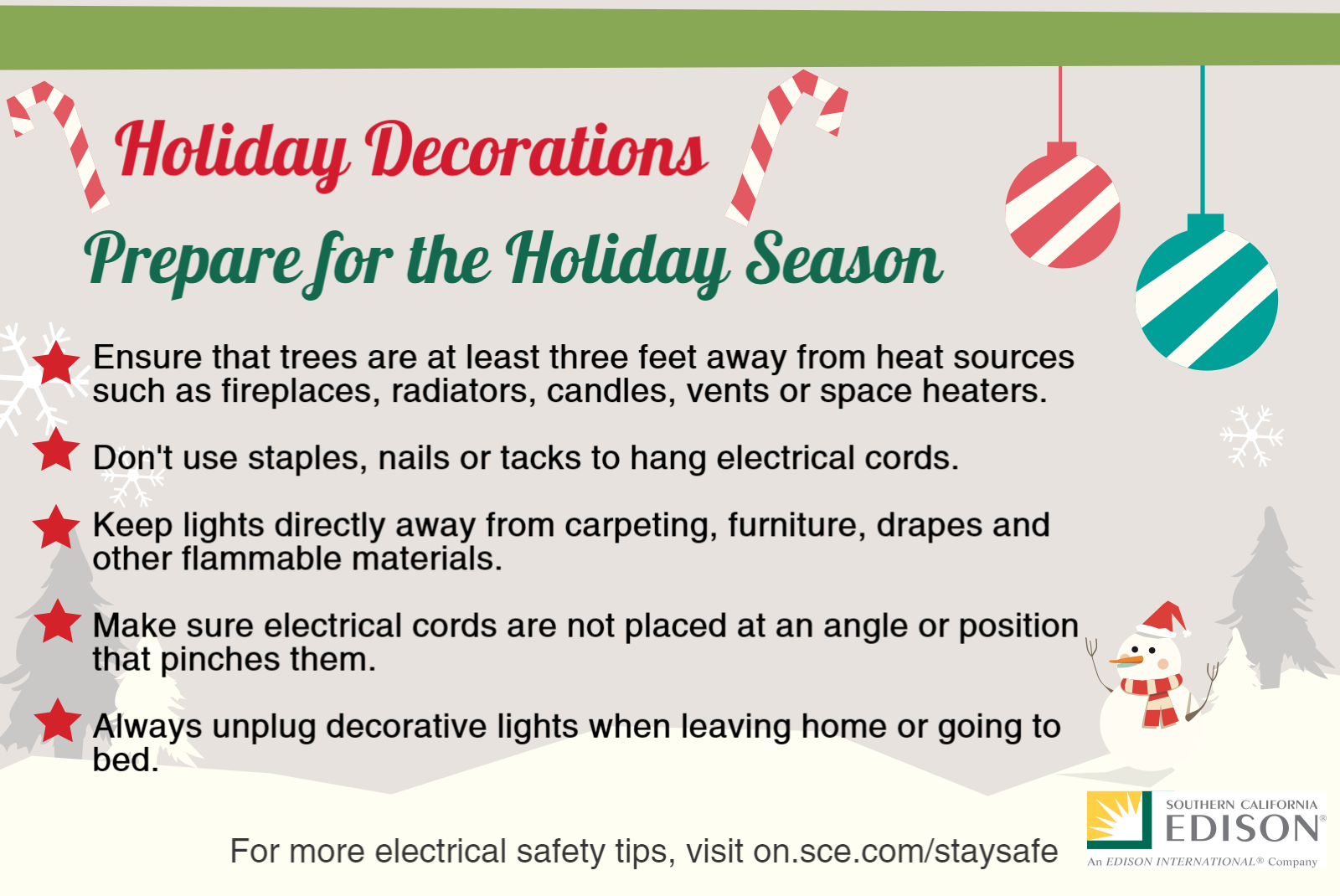 Holiday Decorating Safety Tips  Energized by Edison