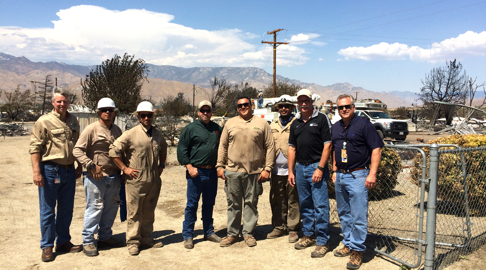 SCE crews in Kern Valley