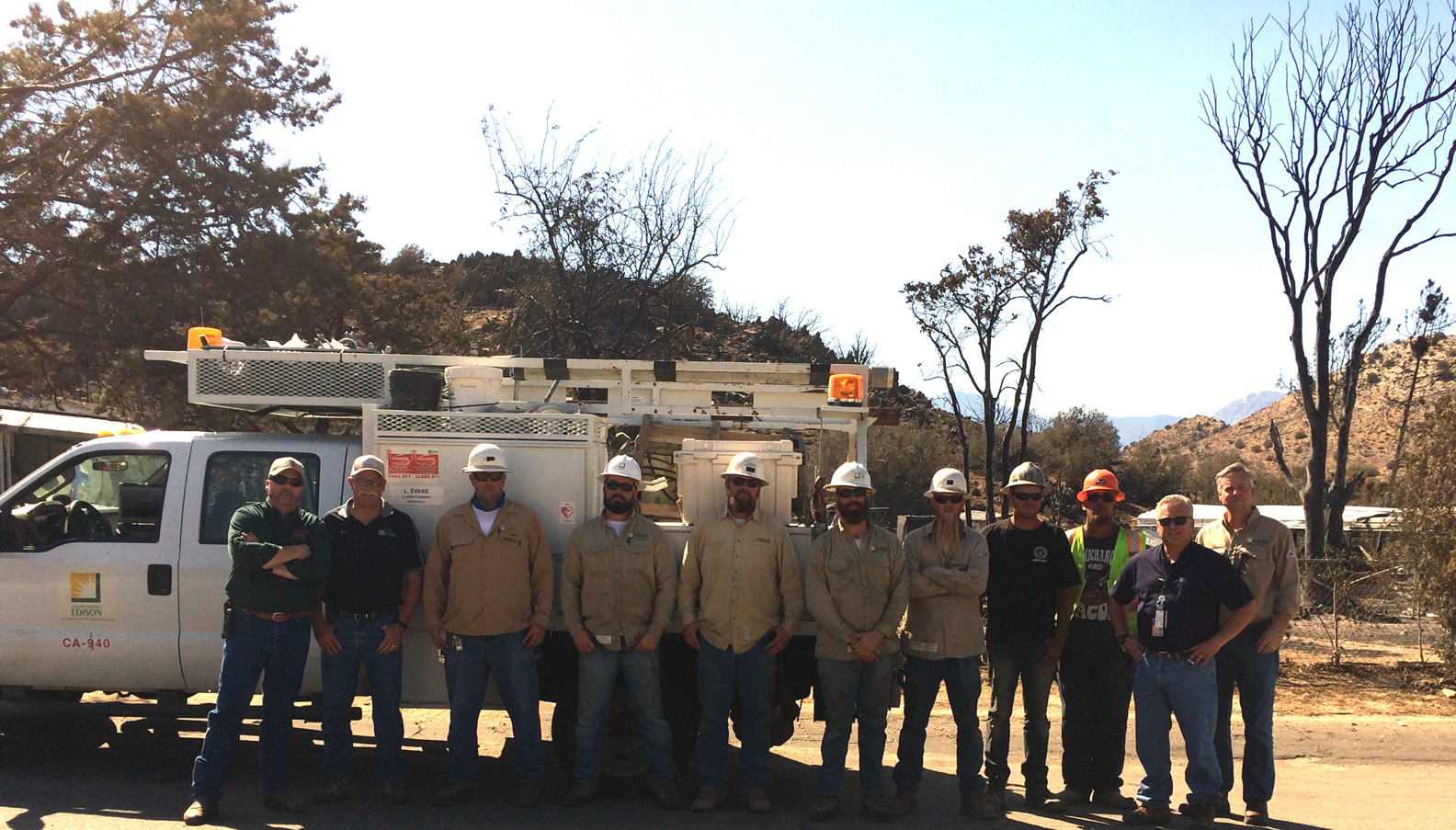 SCE crews in Kern Valley