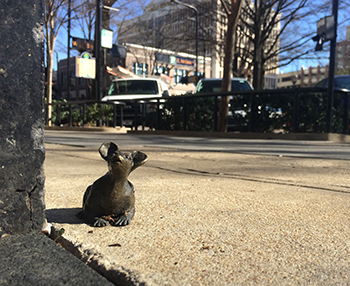 Greenville, S.C. brass mouse