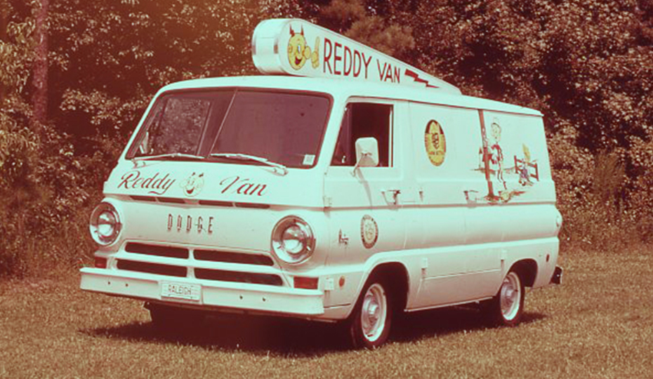 This Reddy Kilowatt van is from the Carolina Power & Light collection. Do you have any information about the Reddy Van? 20160518_reddy