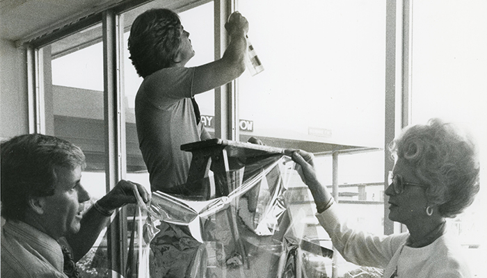 Is this an early energy-efficiency program in the Gulf Beaches District at Florida Power? Recognize the employees? 20160617RetroPhotoshow3