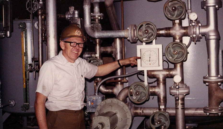 This photo from the Duke Power collection was taken in the late 1950s or early 1960s at Buck Steam Station in Rowan County, N.C. Anyone recognize this fellow? CYID044