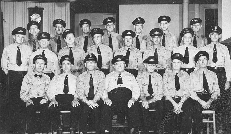 These gents are Duke Power Transit bus drivers. Recognize anyone? We're looking for a time period, service area and names. 02_CanU_0922