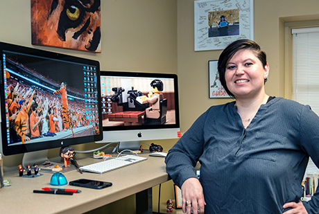Ashley Hall in her office at Clemson University in South Carolina. AH-Art_01