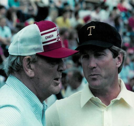 Paul "Bear" Bryant coached Curry in the 1965 Coaches All-America game. Curry would follow in his footsteps when he coached Alabama from 1987 to 1989. p11