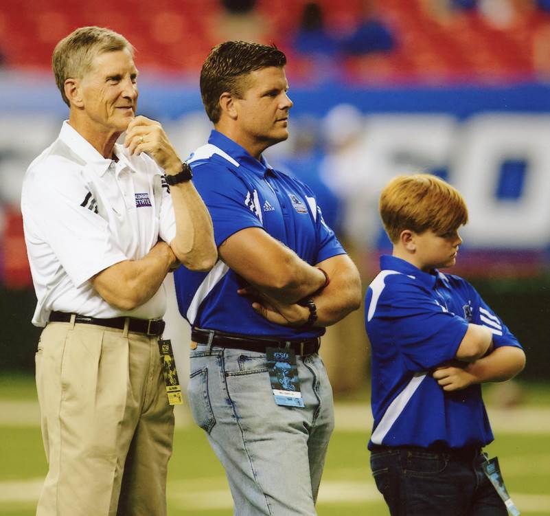 Curry with his son Bill Jr. and grandson, Elliot. p22