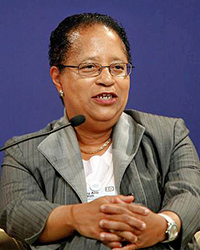 Shirley Ann Jackson at the World Economic Forum in 2010. Photo taken by Qilai Shen. 03-ElectricHero-Jackson