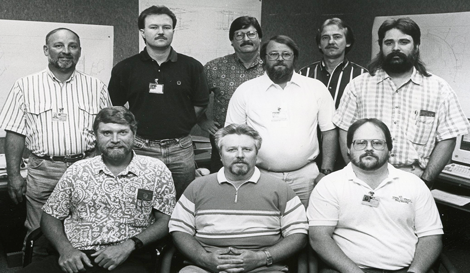 Photo 107: From the Duke Power collection. Who are these happy guys and what department did they work for? 107group