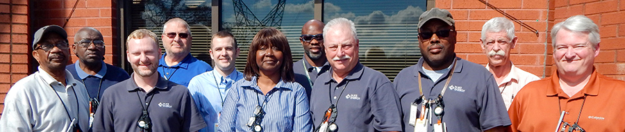 Verida Sarratt and her team at the McGuire Nuclear Station in Huntersville, N.C. VeridaTeam-900