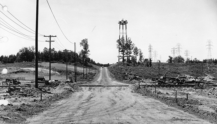 If you’ve been to Allen Steam Station, you will probably recognize this shot from 1957 as the entrance gate. 20170615Allen60_entrance_700