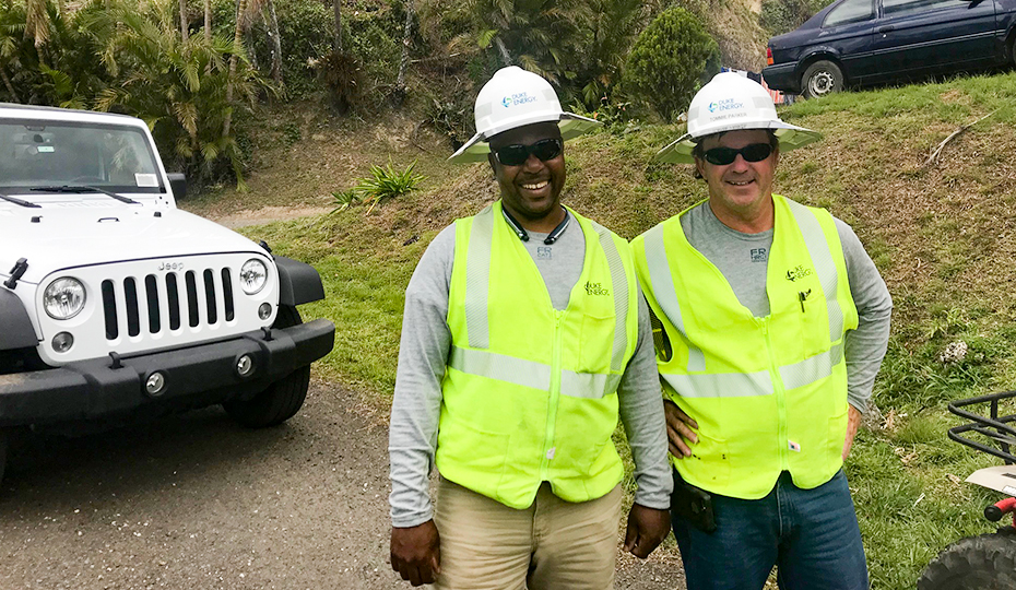 Roy Mathis and Tommie Parker in Puerto Rico. 2018-0227-mathis-parker930