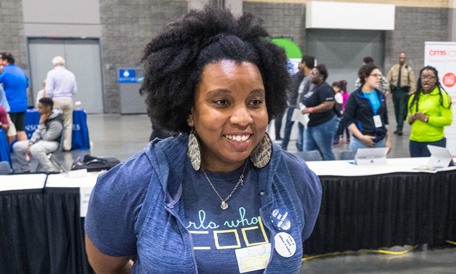 Nakisha Glover of the nonprofit Girls Who Code. 2018-0423-careers-GLOVER