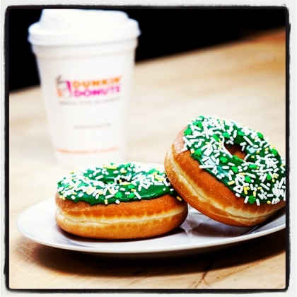 st patrick day dunkin donuts 2025