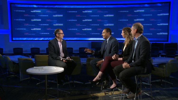 Tom Temin, anchor, Federal News Radio, moderated the conversation between Dr. Freeman Hrabowski, President, University of Maryland Baltimore County, Eric Conn, co-founder and CEO, Leverege and Lauren Mazzoli, cyber software engineer, Northrop Grumman. Pulse on Building the Cyber Workforce
