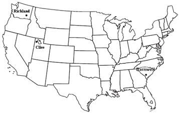 LLW Disposal Sites