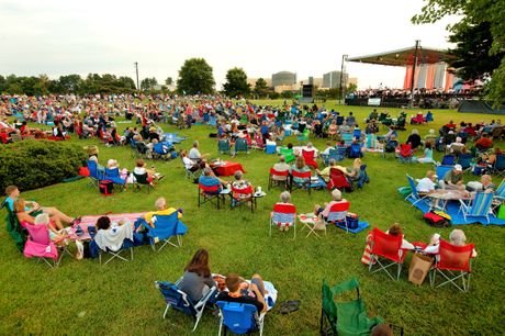 Event photography Charlotte Symphony performance at McGuire Energy Station