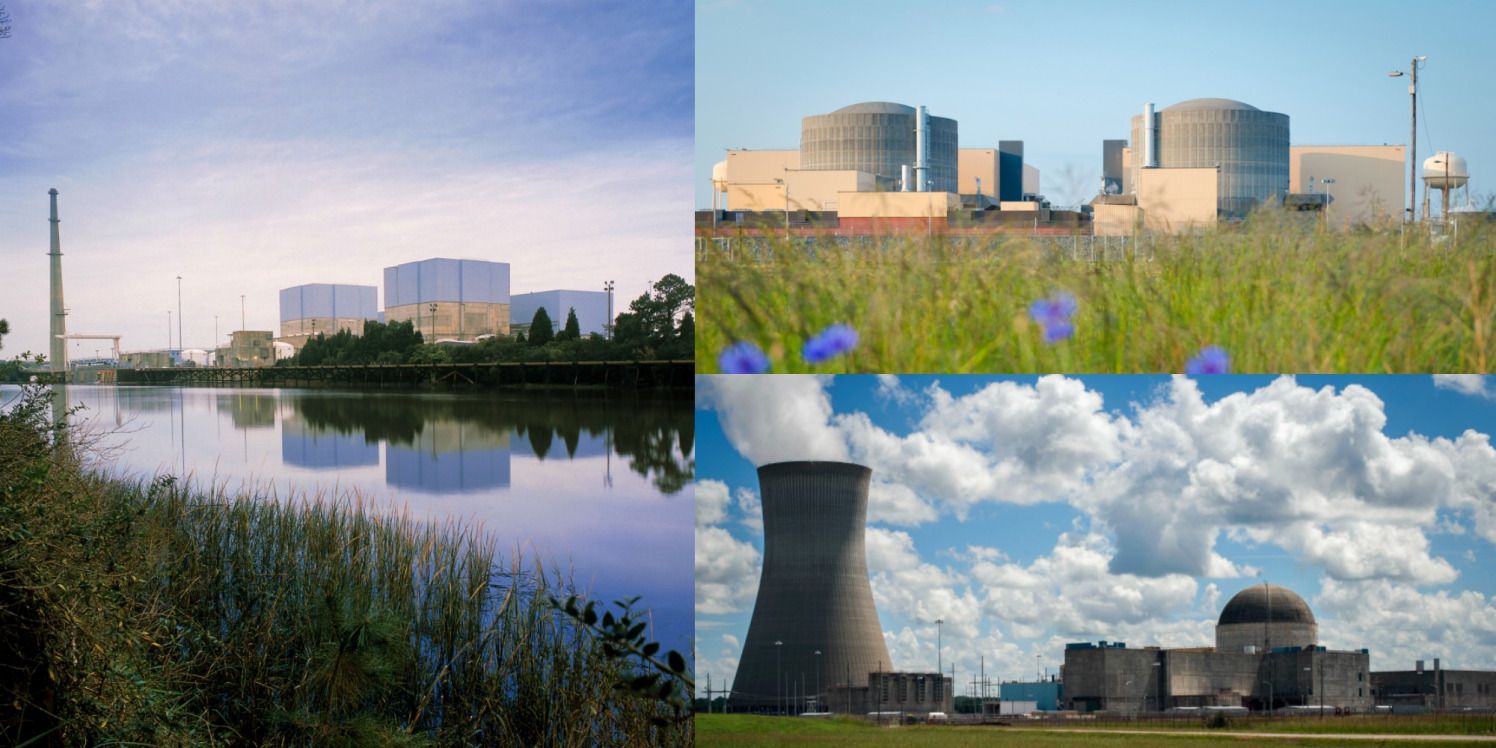 Nuclear Plant Collage