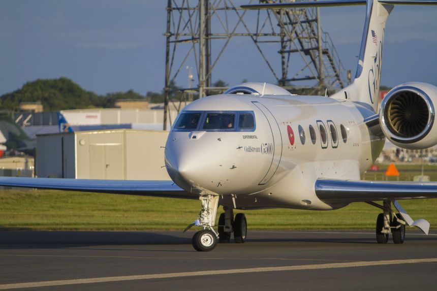 G500 Arrives in Farnborough G500 Arrives in Farnborough